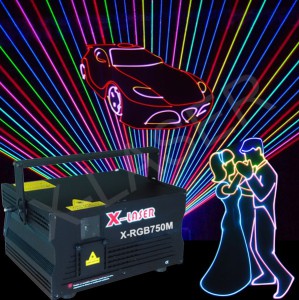 Stage Laser Projector RGB Multicolor Animation Show